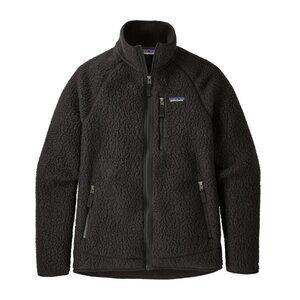 Patagonia Women's Retro Deep Pile Jacket Fleece Black XXS